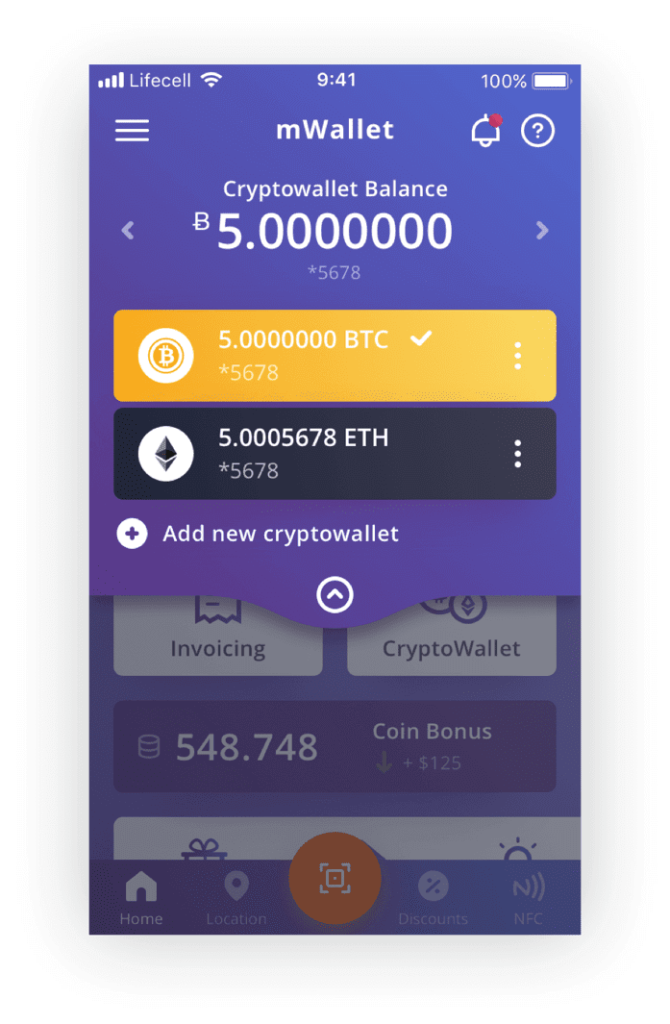 Crypto wallet in USA