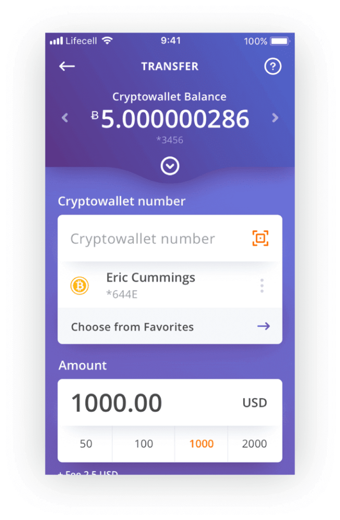 Crypto wallet in USA